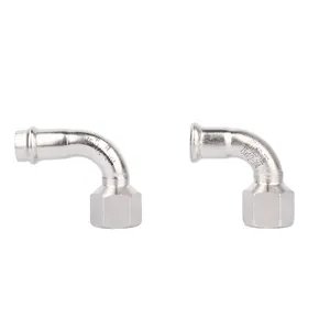 Professional Press Fitting Suppliers Female Thread Water Quick Connector Stainless Steel Pipe Fitting