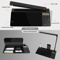 Support de bloc-notes de bureau en verre trempé, tableau blanc, support de bureau, repose-poignet, accessoires informatiques