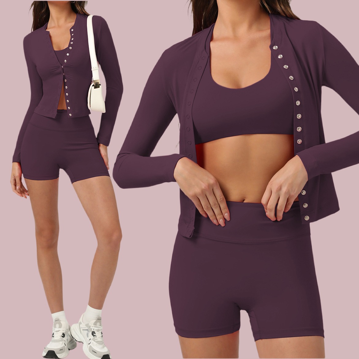 Women Seamless Ribbed Quick Dry Tight Long Sleeves T Shirt Women Running Sports Fitness Yoga Gym T Shirt
