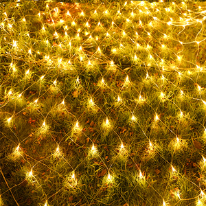 Guirlande lumineuse LED 2M*3M 200 LED, blanc chaud, étanche IP65, pour décoration extérieure de sapin de Noël, arbustes, jardins, avec commande par bouton - Product Image 2