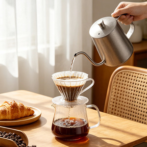 Bollitore <span class=keywords><strong>Vintage</strong></span> in Acciaio Inox con Beccuccio a Collo d'Oca per Caffè, 350ml, per Preparazione Manuale, Personalizzabile con Logo - Product Image 4