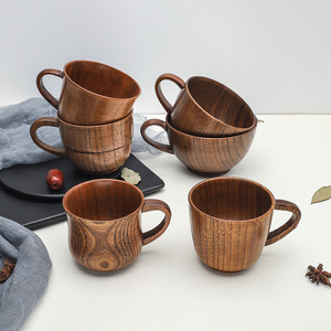 Tazza da tè in legno di giuggiola manico in legno massello tazza da tè Sake set da soggiorno <span class=keywords><strong>per</strong></span> uso domestico in legno massello con manico tazza da tè Sake - Product Image 4
