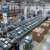 Báscula Electrónica Inteligente de Acero Inoxidable Beiheng, Precisión de 0.1g, Pantalla LCD Grande, Impermeable, para Procesamiento de Alimentos