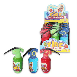 Commercio all'ingrosso personalizzato dolce dolce frutta Favour estintore Spray liquido confetteria caramelle