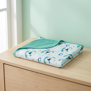 Couvertures en bambou tricotées légères pour bébés, inspirées du cheval à bascule, en tissu polaire - Product Image 2
