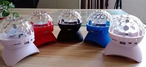 Projecteur de Noël avec haut-parleur, boule disco LED RGB, lumière de fête rotative colorée pour la décoration KTV - Product Image 5