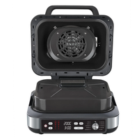 Friteuse à air et grill combinés 10-en-1, capacité 10L, cuisson intérieure sans fumée, inclut 4 accessoires, friture à air, grillade, rôtissage, cuisson au four