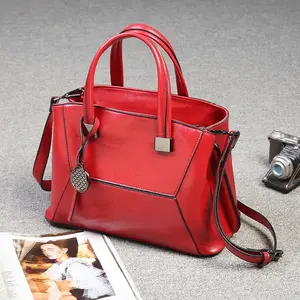 2023 genuine leather fashion tote bags with custom printed logo ladies handbags luxury women's shoulder evening bags