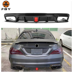 Diffuseur Arrière de Pare-chocs en Fibre de Carbone Style CMST pour <span class=keywords><strong>Mercedes</strong></span> Benz <span class=keywords><strong>CLA</strong></span> <span class=keywords><strong>AMG</strong></span> CLA45 W117 2013-2019 - Product Image 1