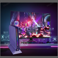 Komputer Desktop Mini Intel I9 12900H RTX 3050 RAM 64GB DDR4 NVME untuk Gamer dengan Pencahayaan Ambient Berwarna