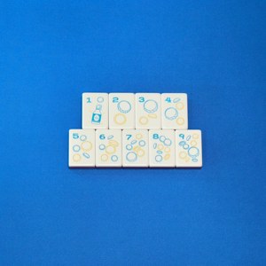 Tessere Mahjong Personalizzate Miss Cowgirl in Lucite Trasparente e Strati Rosa Caldo sul Retro, 160 Tessere, Stivali Bianchi in Acrilico, Pistole Giocattolo - Product Image 4