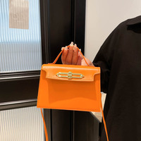 Sac à bandoulière carré polyvalent pour femme, mini sac de luxe de marque unique pour petites filles