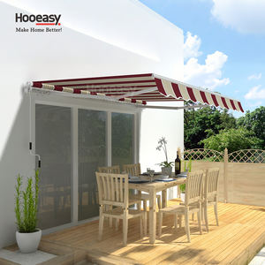 Toldo Retráctil con Marco de Aluminio, Protección Solar, Refugio Residencial contra la Lluvia, <span class=keywords><strong>Lona</strong></span>, Operación Manual, Toldos Plegables con Brazos Articulados - Product Image 1
