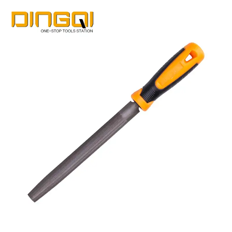 DingQi מכירה לוהטת באיכות גבוהה מקצועי מתכת פלדת קובץ סט כולל עגול חצי עגול קובץ פלדה