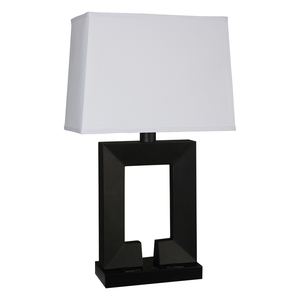 Modern Square <b>Crystal</b> Table Lamp with Linen Fabric and Gold Base Shade Electric Power Supply for USA <b>UK</b> Middle East Market - Product Image 2