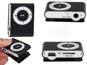 Lecteur MP3 portable rétro classique en métal avec clip, lecteur de musique sportif avec fente pour carte SD/TF - Product Image 3