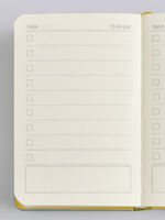 Carnet de poche personnalisé en cuir PU A7, liste de choses à faire, enregistrement quotidien, bande élastique