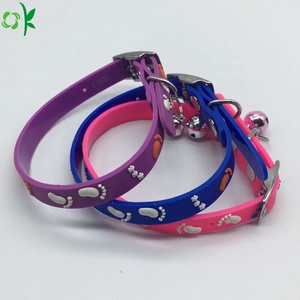 OKSILICONE Collier réglable en silicone souple pour animaux de compagnie Collier en caoutchouc Offre Spéciale pour petits chiens et chats - Product Image 2