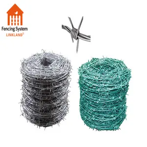 Cheap Hot Dipped Galvanized Price Meter Stainless Steel 12 Gauge electric Barbed Wire Roll sprice meter barbed wire