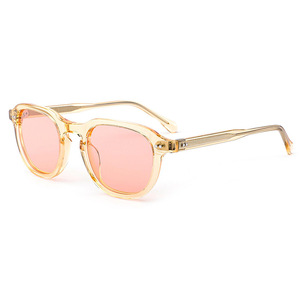 Venta al por mayor de alta calidad más nuevo personalidad Irregular Gafas Mujeres Lentes De Sol MensTrendy Hip Hop Acetato Gafas De Sol - Product Image 1