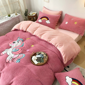 Commercio all'ingrosso Panno Morbido di Berber Set di Biancheria Da Letto di <span class=keywords><strong>Flanella</strong></span> Lenzuolo - Product Image 3