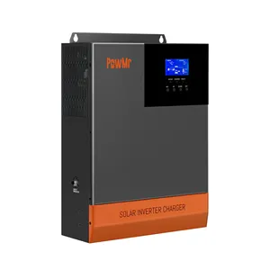 Powmr 5.6kw 500V Ondersteuning Lithium Batterij En Parallel Tot 6 Eenheden Gebouwd In Mppt 80a Lading Controller Hybride Zonne-Energie Omvormer