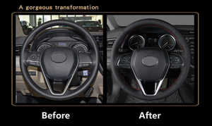 Bọc Vô Lăng Bằng Da Nhân Tạo Khâu Tay Cho Honda <span class=keywords><strong>Acura</strong></span> <span class=keywords><strong>Rsx</strong></span> Type-s 2005 S2000 2000-2008 Civic Si 2002 03 04 <span class=keywords><strong>06</strong></span> - Product Image 6