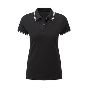 Style décontracté contemporain, tenue quotidienne inspirée, polo pour femme, parfait pour le quotidien et le style de vie urbain, avec une coupe confortable. - Product Image 1
