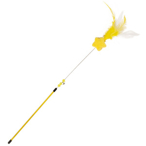 Vente directe d'usine de nouveaux bâtons à chat en fil d'acier longs et résistants aux griffures et aux morsures, avec plume étoilée. - Product Image 5