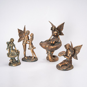 Statues commémoratives de style européen avec anges et ornements décoratifs en forme de spire pour la décoration de tombes dans les jardins - Product Image 4