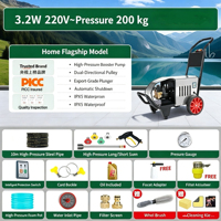 Nouvelle nettoyeuse haute pression électrique 220V norme UE 3.2KW, robuste, avec huile moteur pré-remplie, pour atelier de lavage automobile
