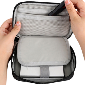 Sac de rangement multifonctionnel pour accessoires numériques de voyage, cordon de données, câble de données, pochette technique pour organiser les accessoires - Product Image 2