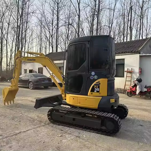 Excavadora hidráulica Komatsu PC35 usada en buen estado, diseño japonés Original, excavadora sobre orugas Komatsu PC35 usada, excavadora - Product Image 1