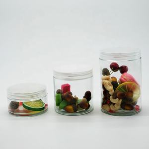 Récipients de stockage en verre Home <span class=keywords><strong>Deco</strong></span> 8oz 16oz 250ml 500ml pots de bougie de bénédiction en verre transparent recyclé avec couvercles en métal - Product Image 1