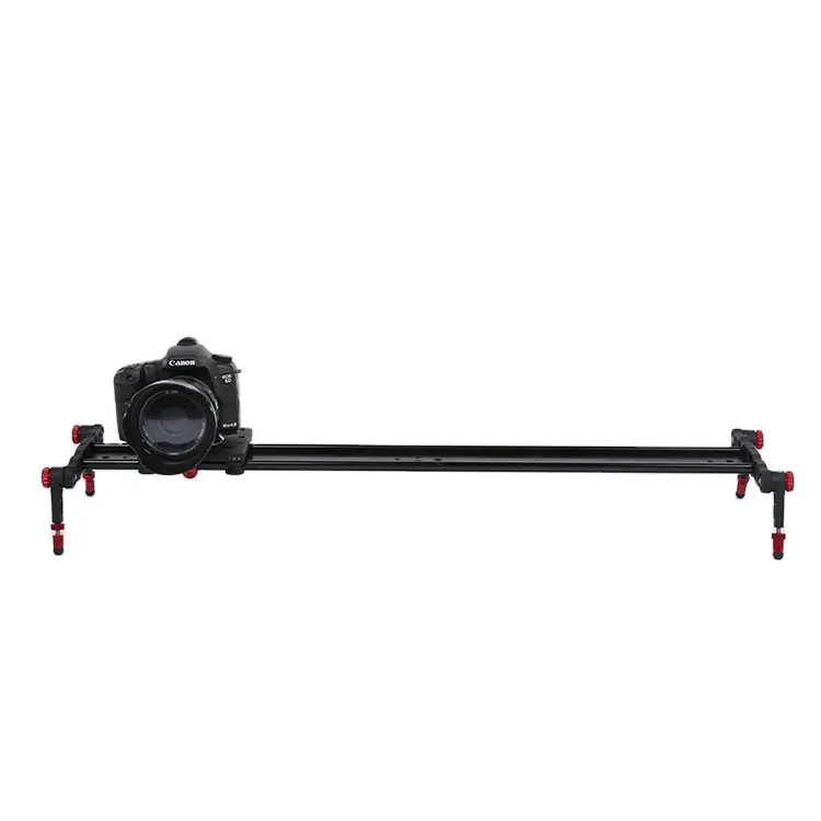 Equipo de filmación de fotografía de estudio fibra de carbono 120cm foto video DSLR Cámara track slider