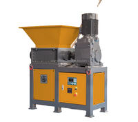 Mini pesado pequeno eixo duplo industrial ferro alumínio esmagando a máquina, sucata Metal Shredder