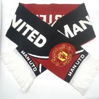 Bufanda de invierno personalizada de alta calidad, bufandas acrílicas cálidas de punto 100%, para mantener el calor, para equipos de fútbol, Unisex