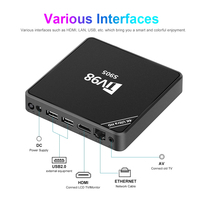 Décodeur OTT Intelligent TV98 Android 12 Personnalisable 4K/HD/HDR, Lecteur Multimédia de Streaming Sans Fil, Garantie 12 Mois, Boîtier TV Quad-Core