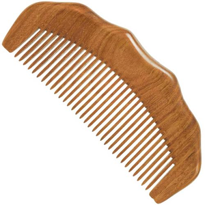 Cepillo alisador de pelo natural ecológico al por mayor para alivio del dolor de la cabeza, peine de madera clásico portátil de dientes anchos - Para el hogar - Product Image 1