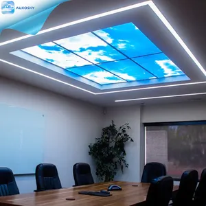 Auxosky แผงไฟเพดานท้องฟ้า LED บำบัดด้วยอารมณ์แบบไม่รบกวนสำหรับคลินิกทันตกรรมโรงพยาบาล