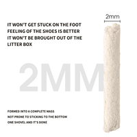 Litière pour chat en tofu en forme de bande, thé vert, faible poussière, puissant anti-odeurs, facile à nettoyer, jetable et biodégradable, prix direct fabricant