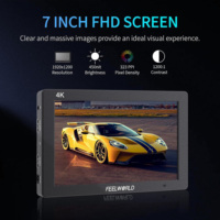 FEELWORLD T7 PLUS 7 inç 3D LUT Kamera Üstü Monitör 4K HDMI Giriş/Çıkış Toplu Sipariş OEM DSLR Dayanıklı Kamera Saha Monitörü
