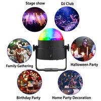 Disco Party Lumière Magique Dj Boule Mini Pas Cher Club LED sur 30-60 Lumière Auto/Son/Télécommande Lumières De Projection RGB IP20