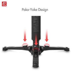 Trípode de monopié telescópico de extensión oficial <span class=keywords><strong>ZHIYUN</strong></span> para grúa 2 estabilizador de cardán de mano con accesorios de tornillo de montaje de 1/4" - Product Image 3
