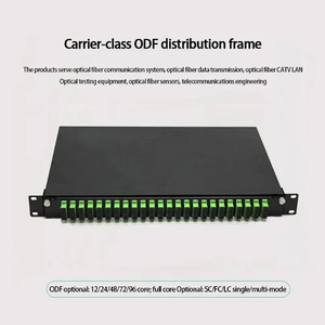 แผงแพทช์ไฟเบอร์ออปติกอุตสาหกรรม 1U 24 คอร์ พร้อมรองรับ POE/GSM/SDK แบบติดตั้งบนแร็คพร้อมรางเลื่อนและพอร์ตไฟเบอร์ - Product Image 6
