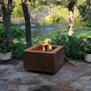 <span class=keywords><strong>24</strong></span> pulgadas cuadrados de jardín al aire libre de madera ardiente fogata patio pozo de fuego - Product Image 2