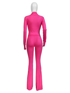 Completo Sportivo Personalizzato da <span class=keywords><strong>Donna</strong></span>, Set Due Pezzi, Tuta da Ginnastica, Joggers, Completi Primaverili per <span class=keywords><strong>Donna</strong></span> - Product Image 3