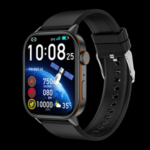 Montre connectée QX17 2.01" 420mAH avec boussole, moniteur de fréquence cardiaque, SpO2, suivi du <span class=keywords><strong>cycle</strong></span> <span class=keywords><strong>menstruel</strong></span> féminin, sports de plein air, étanche IP68 - Product Image 2