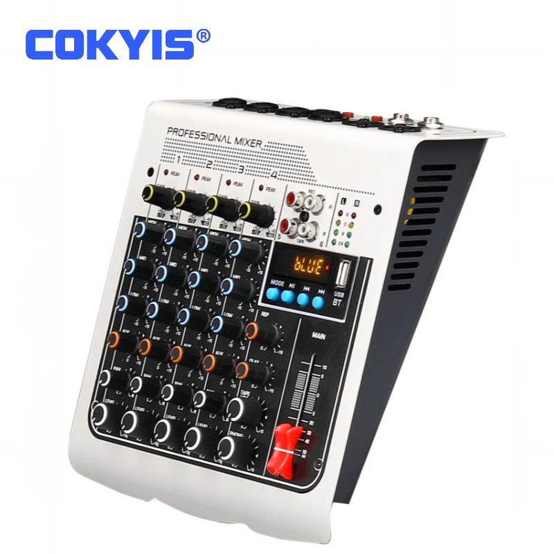 6-канальная звукозаписывающая консоль MIX400, USB-компьютер с функцией записи, 48 В