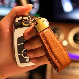 Porte-clés en cuir de <span class=keywords><strong>vachette</strong></span> de couche supérieure Porte-clés de voiture en cuir véritable de haute qualité - Product Image 6